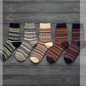 Norsome Lund Medium Wool Socks 5-pk New‎ With Tags